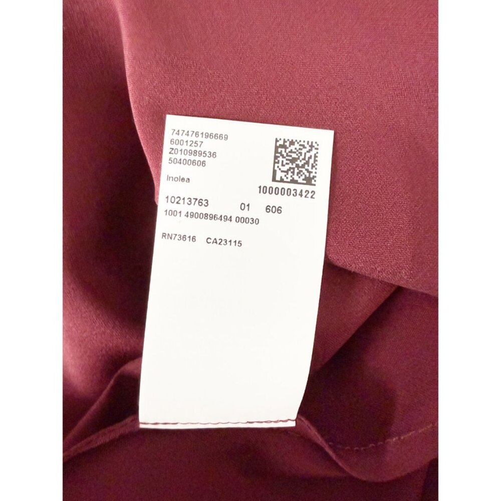 BOSS Maroon Inolea Silk Tank Top Shell XS - Picture 7 of 8
